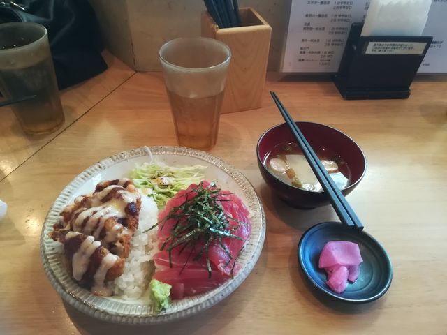 ダブルまぐろ丼_まぐろ三昧 那智