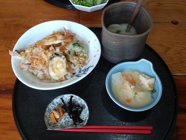 車えび天丼セット_天慎