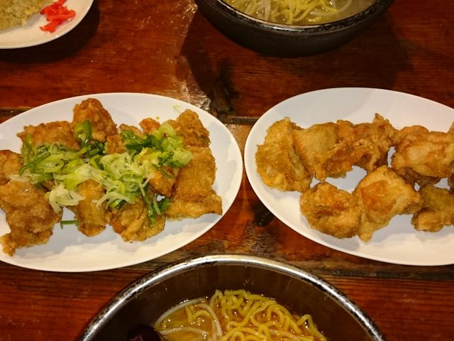 ノーマルのザンギ400円と塩ネギザンギ500円_ちゃ〜しゅう工房&とりKing