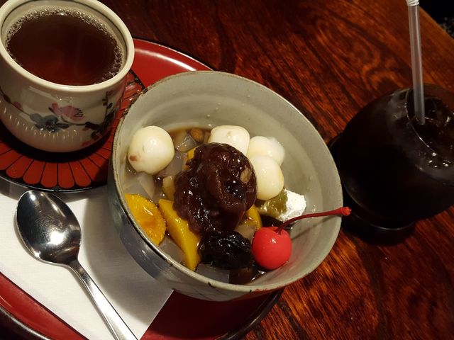白玉ゴロゴロあんみつ_純喫茶 マウンテン