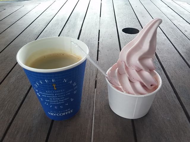 コーヒー ローズソフト_田沢湖ローズパークホテル