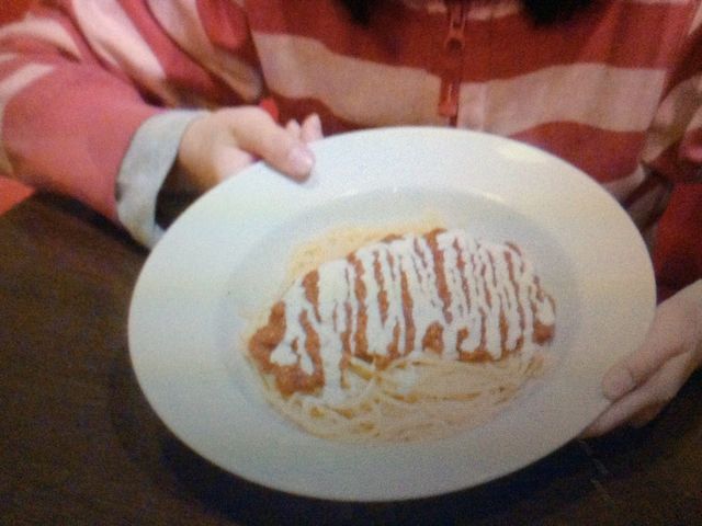 絶品の松坂牛のミートソース_蔵deパスタ