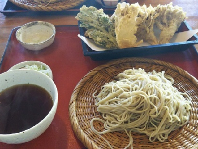 100日舞茸天ざる_上州麺処・平野家