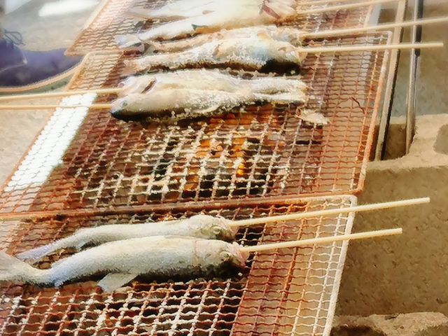 ニジマスの塩焼き_神崎農村公園ヨーデルの森