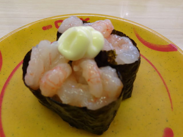 軍艦甘えび_スシロー岸部店