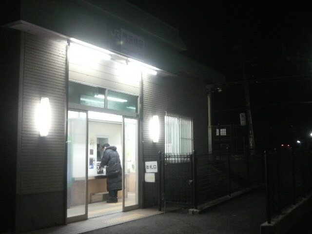 早朝の門沢橋駅_JR門沢橋駅