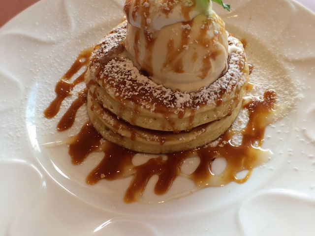 アイスとパンケーキの組み合わせが最高に美味しかったです。_デニーズ柏増尾台店