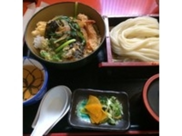 天丼とうどんのセット_川福 本店