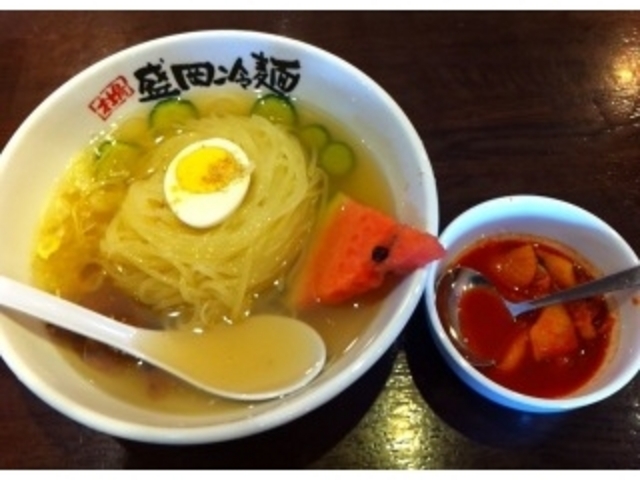 焼肉後の冷麺♪_ぴょんぴょん舎 稲荷町本店