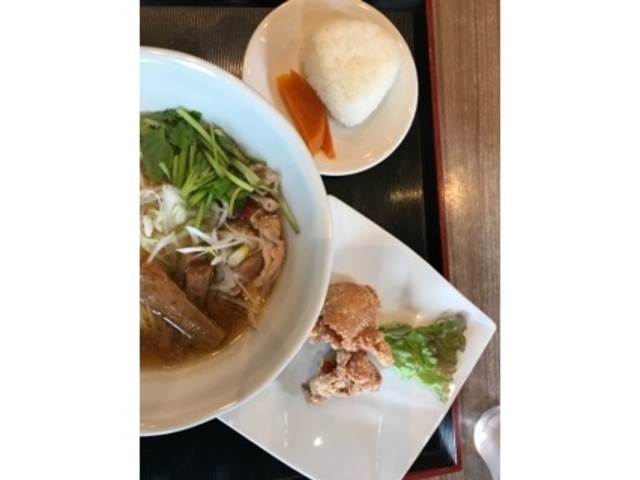 稲庭中華そばセット_来々軒