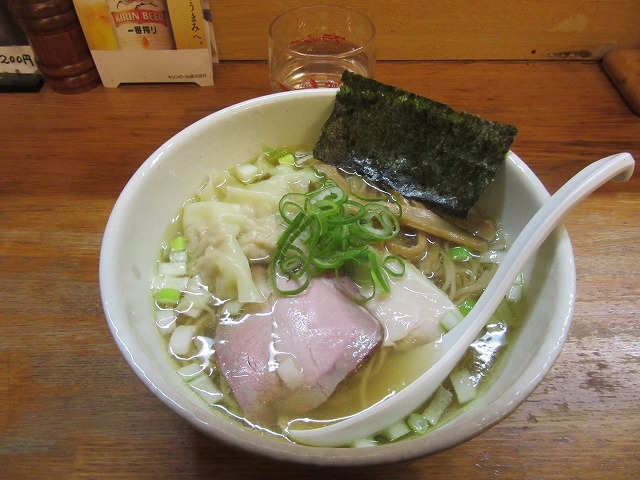 鶏ワンタン塩そば_麺や福一