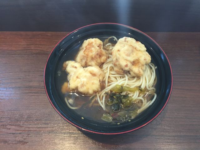 鶏天そば_えきそば