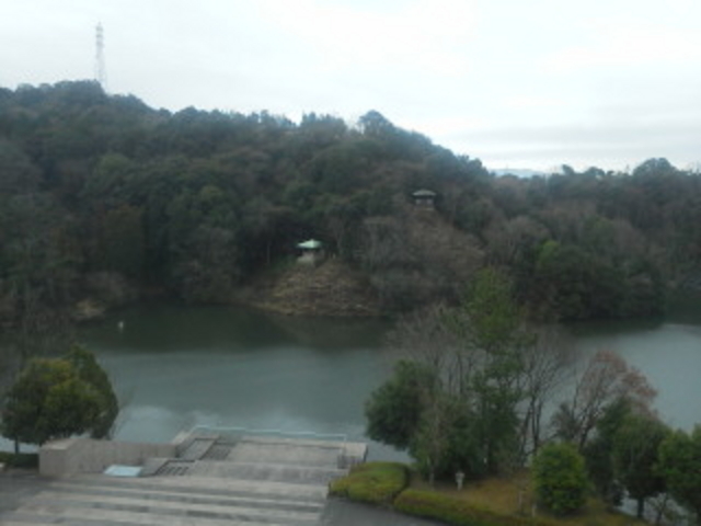美術館裏手の景色_岡崎市美術博物館