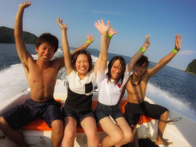 大人気のクルージング!_WHITE BEACH - 白ヶ浜海水浴場 -