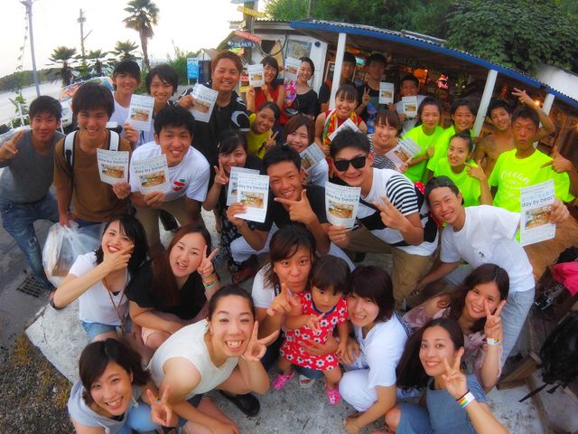毎年たくさんの団体様が宿泊に来てくれますっ。_WHITE BEACH - 白ヶ浜海水浴場 -