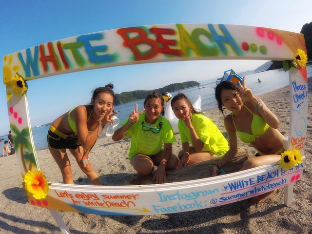SNS用。たくさんの方がアップしてくれてましたねー_WHITE BEACH - 白ヶ浜海水浴場 -