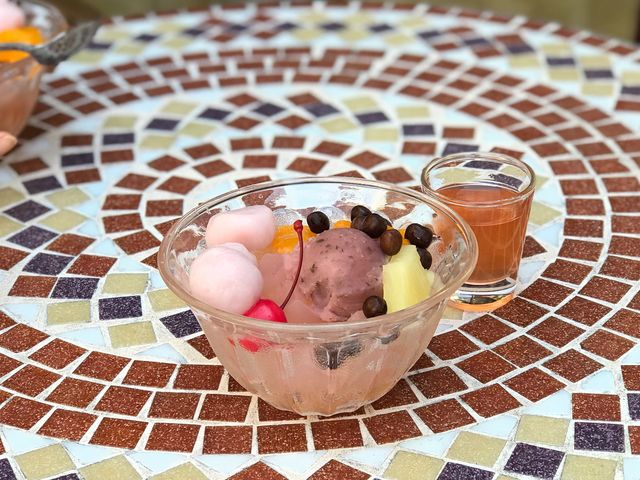 【ふなわかふぇ・浅草店】『桜あんみつ』650円!_ふなわかふぇ・浅草店