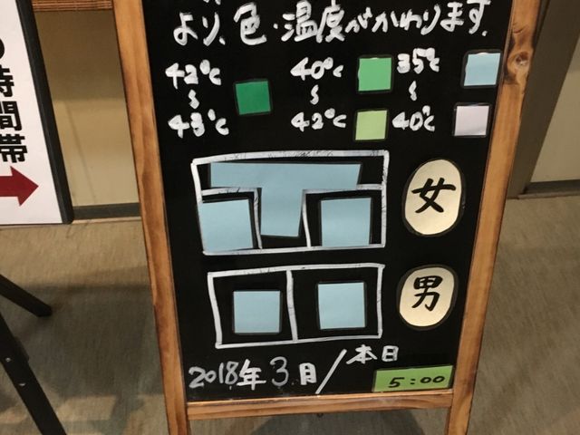 その日のお湯の色情報、親切です。_阿賀のめぐみ 望川閣