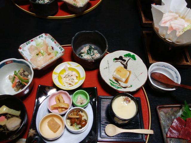 これにヤマメの甘露煮や陶板焼きも付く_大朗館