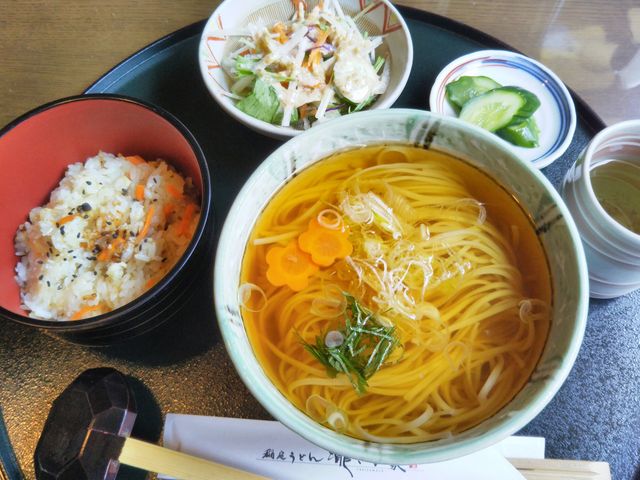 平日ランチセット_稲庭うどん 瀧さわ家
