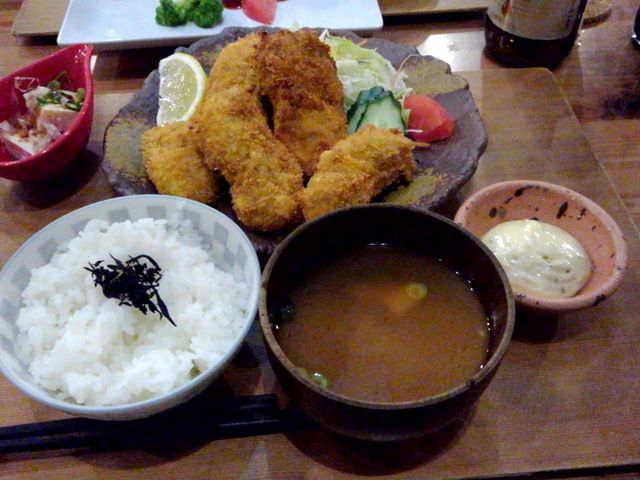 カキフライ定食_扇屋(おうぎや)