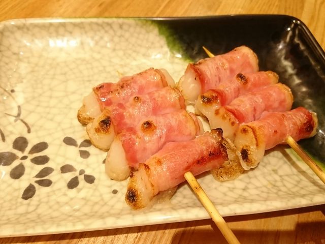 オススメの餅ベーコン!_串鳥 栄通店