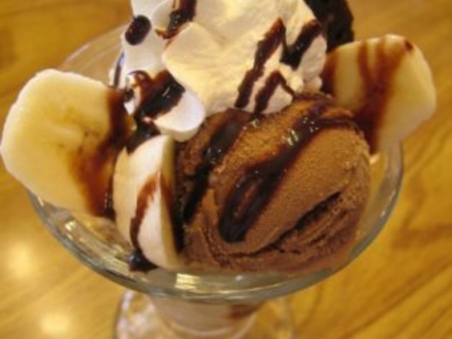 チョコバナナパフェが美味しかったです!_ビッグボーイ 大和深見店