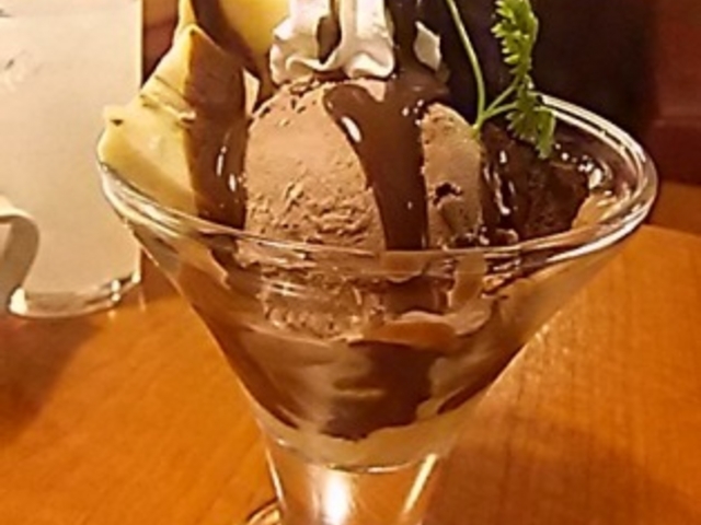パフェも食べました♪_ビッグボーイレストラン蛍池店