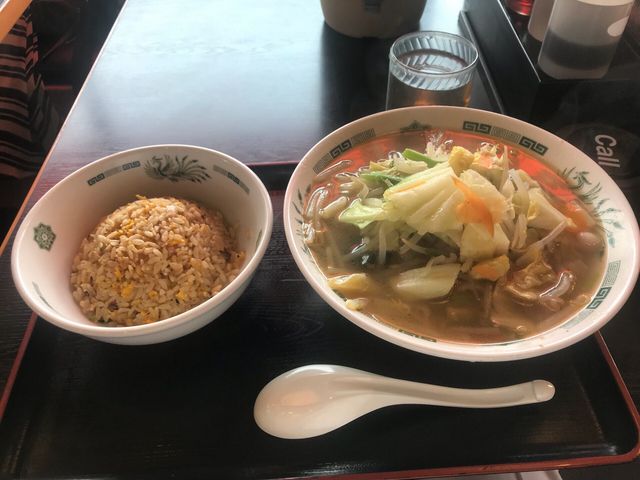 タンメンセット_中華そば日高屋春日部店