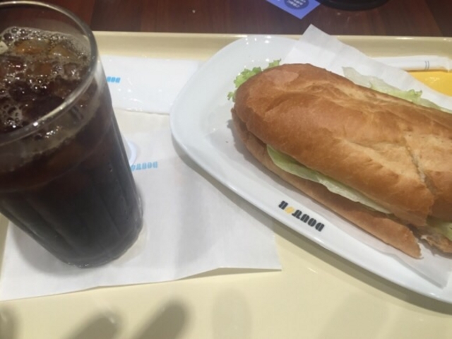 ミラノサンドセットです。_ドトールコーヒーショップ 神保町駅前店(GOURMET COFFEE DOUTOR)