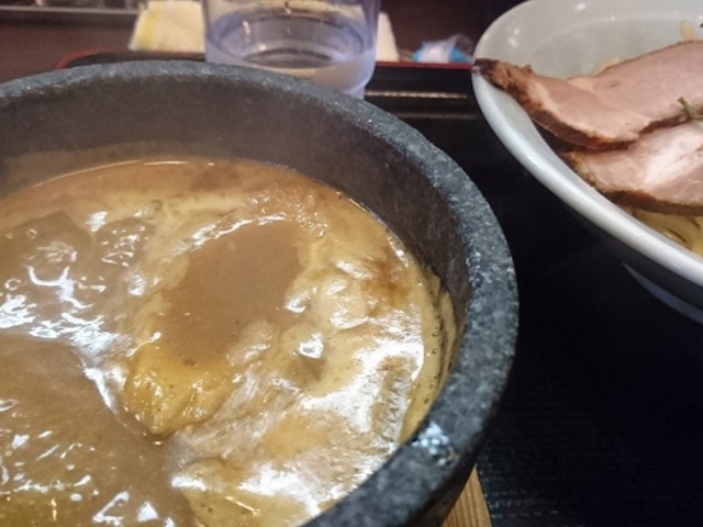 ぐつぐつ。_つけ麺丸和