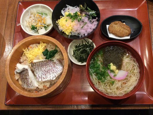 松山(北条)鯛めしセット_郷土料理 五志喜