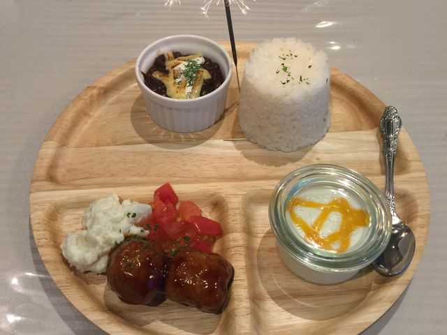 キッズプレートです。_がじゅまるの樹