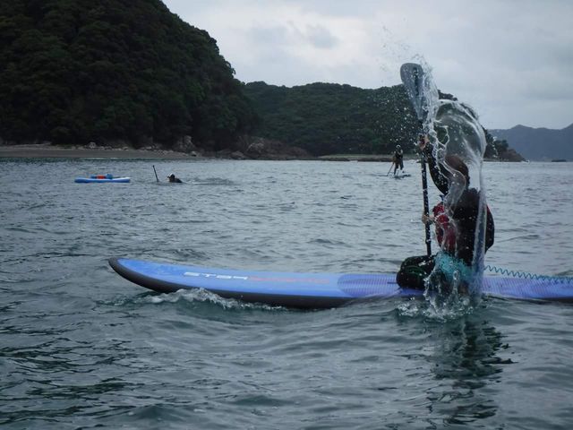 漕がずに水遊び。_Kiaora Paddle(キオラパドル)