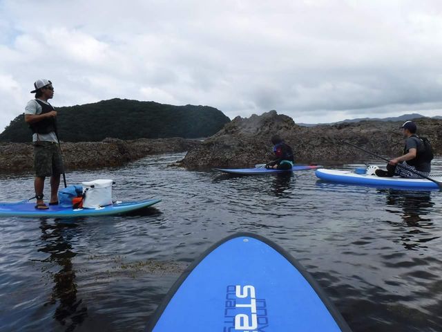 ガイドさんの友達もいっしょでした。_Kiaora Paddle(キオラパドル)