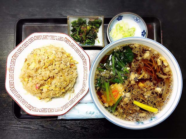 チャーハンセット_そば処 ますだや