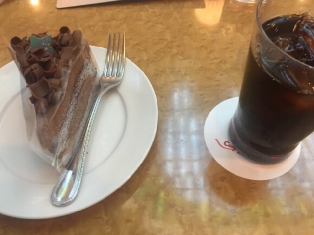チョコレートケーキです。_銀座コージーコーナー 田町店