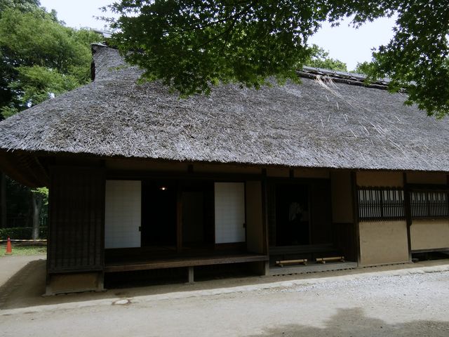 外観です_八王子千人同心組頭の家(江戸東京たてもの園)