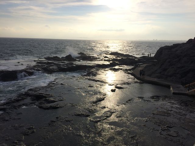 夕日も綺麗です_稚児ヶ淵