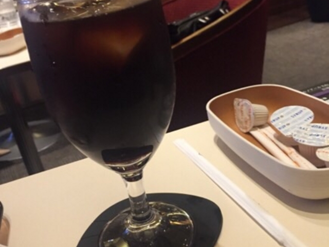 アイスコーヒーです。_ルノアール神田南口駅前店