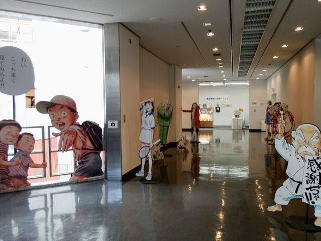 浦沢直樹展の展示室前_埼玉県立近代美術館