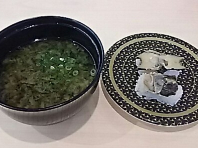 青さの味噌汁_はま寿司 水戸笠原店