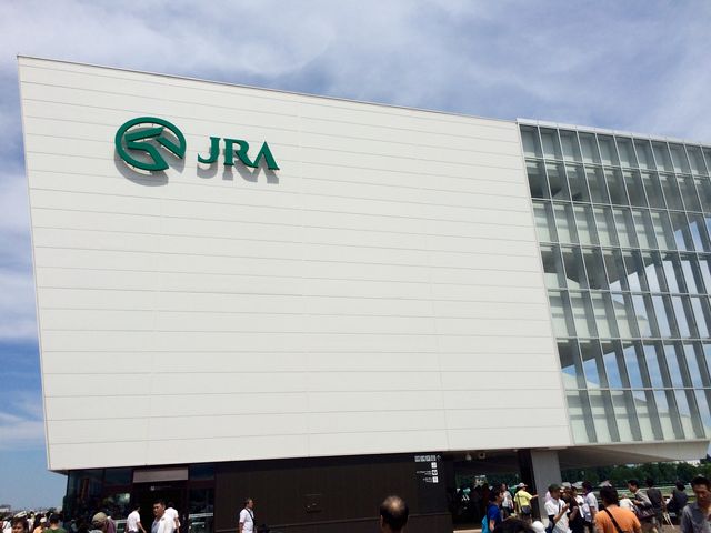 スタンドをもいわテラス側から撮影。_日本中央競馬会札幌競馬場