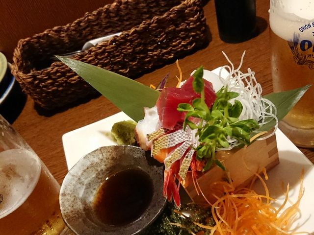 刺身の升盛り_読谷ダイニング ちゃかし家