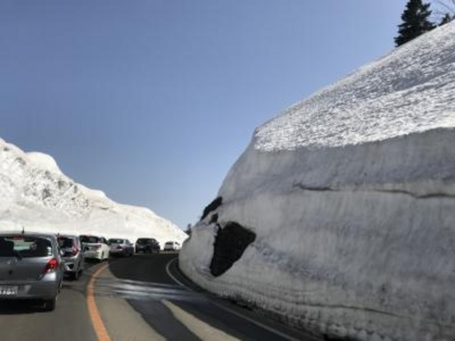 渋滞ちゅう_蔵王エコーライン