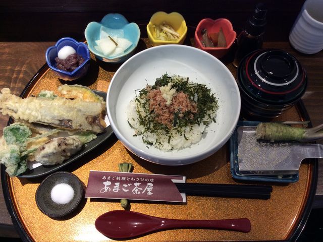 ワサビ定食_あまご茶屋