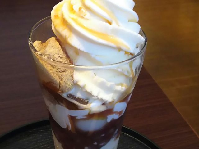 焙じ茶パフェ_太郎茶屋鎌倉&犬茶屋本舗