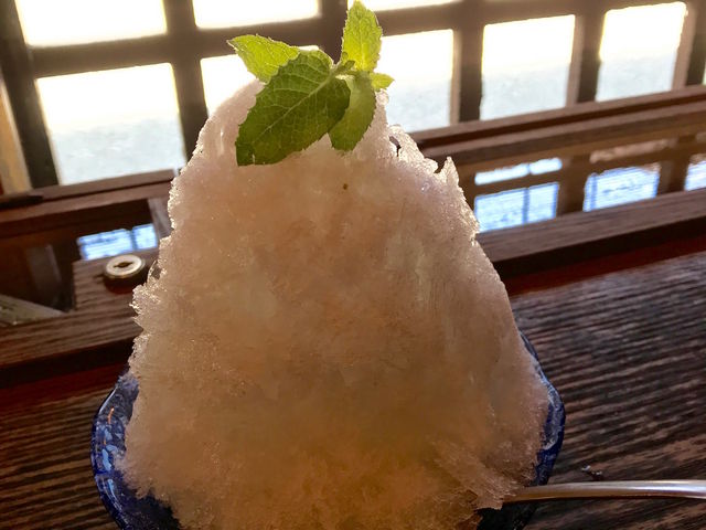 かき氷塩レモン_喫茶去かつて