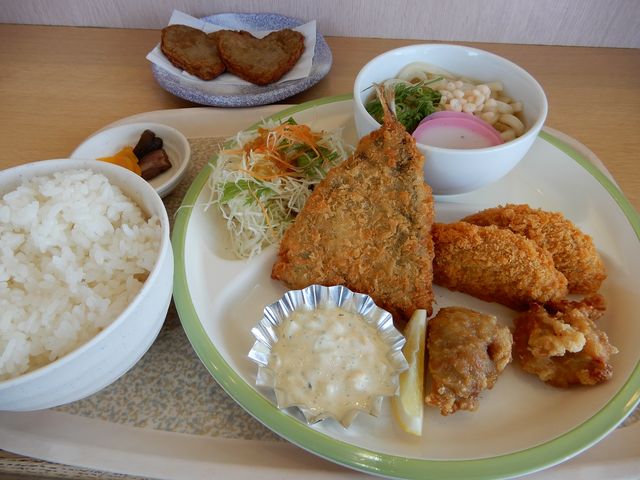 ハート形のじゃこ天_伊予灘サービスエリア上り線
