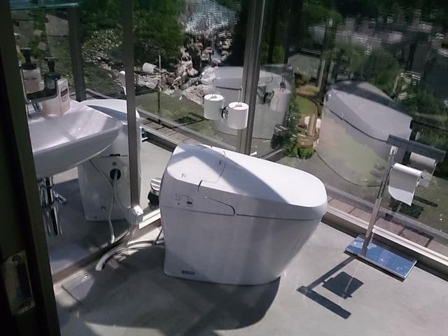 下を見ると目覚めの床が一望_ねざめ亭